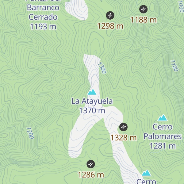 Map of La Atayuela