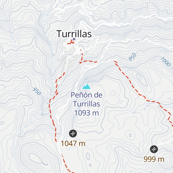 Map of Peñón de Turrillas