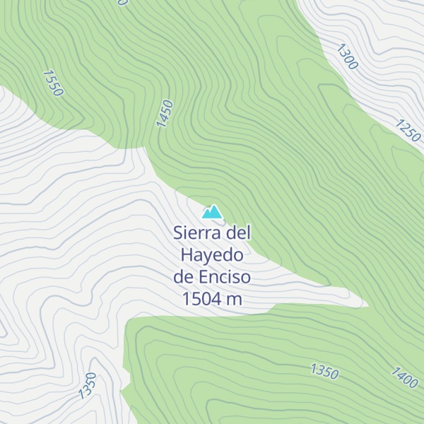 Map of Sierra del Hayedo de Enciso