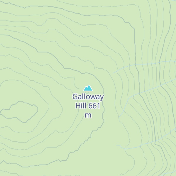 Map of Galloway Hill