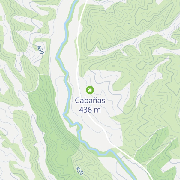 Map of Cabañas