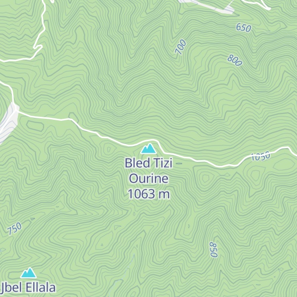 Map of Bled Tizi Ourine