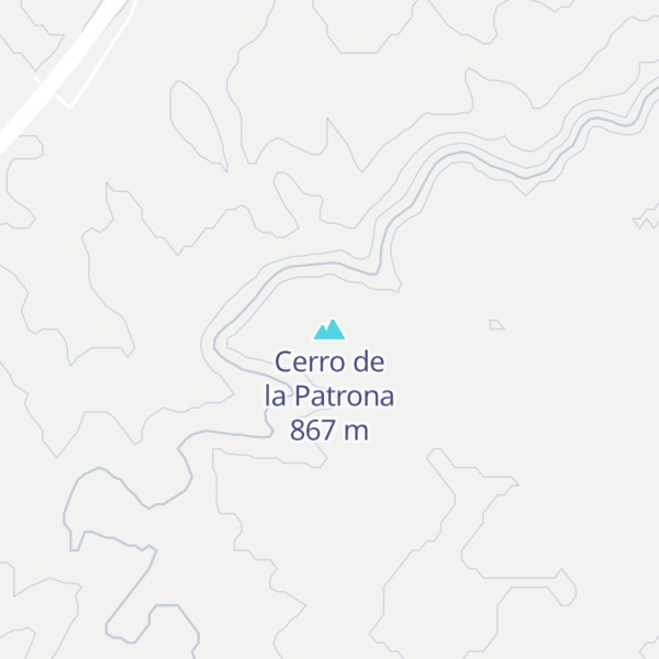 Map of Cerro de la Patrona