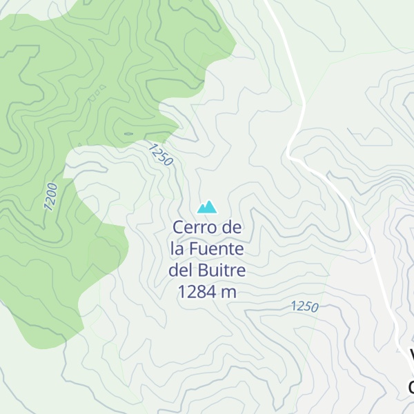 Map of Cerro de la Fuente del Buitre