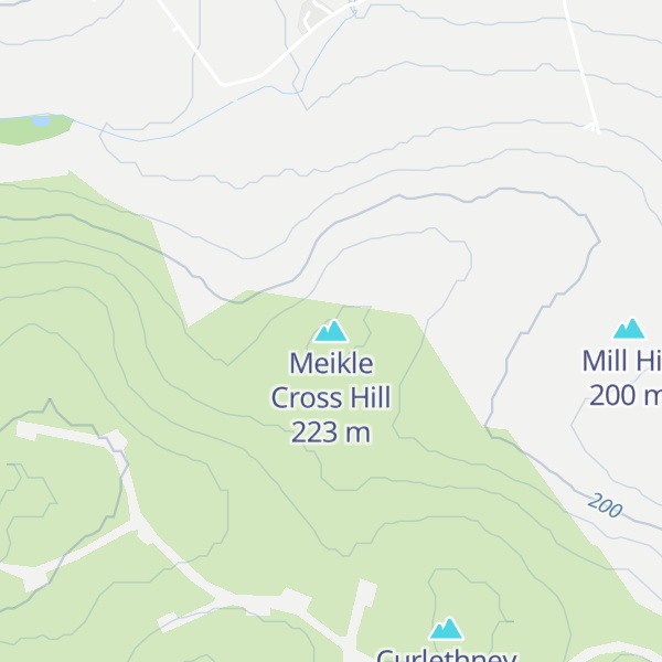 Map of Meikle Cross Hill