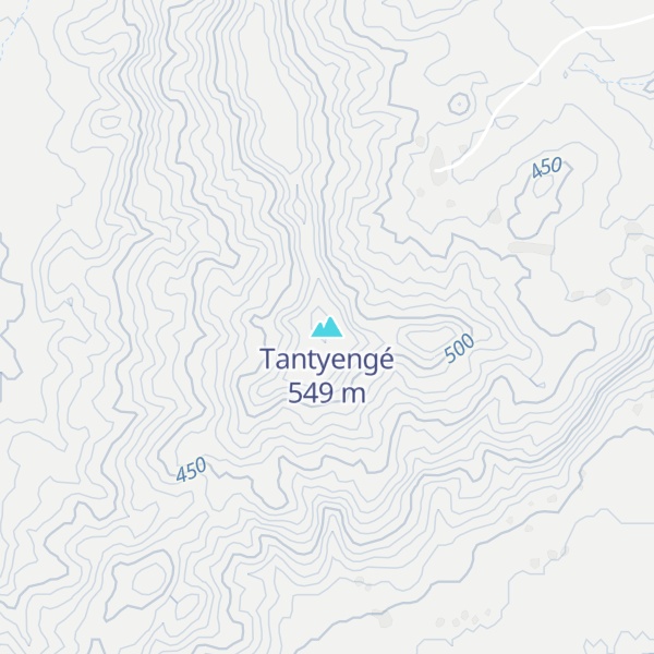 Map of Tantyengé