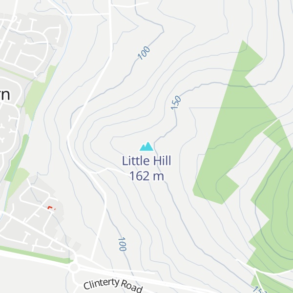 Map of Little Hill