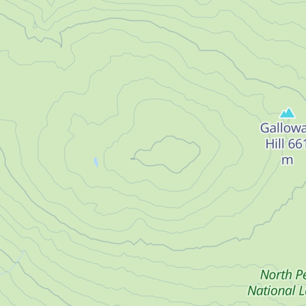 Map of Great Stony Hill