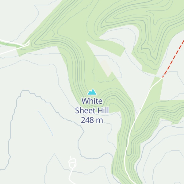 Map of White Sheet Hill