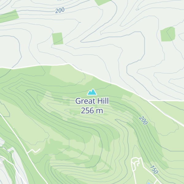 Map of Great Hill