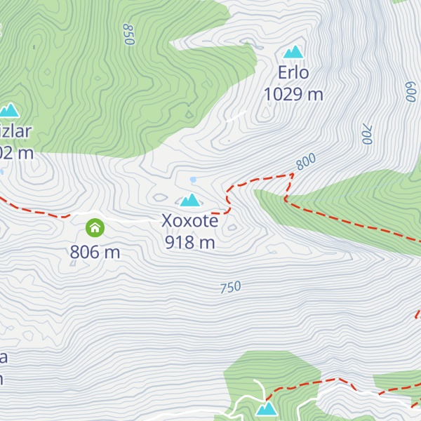 Map of Xoxoteko aterpea