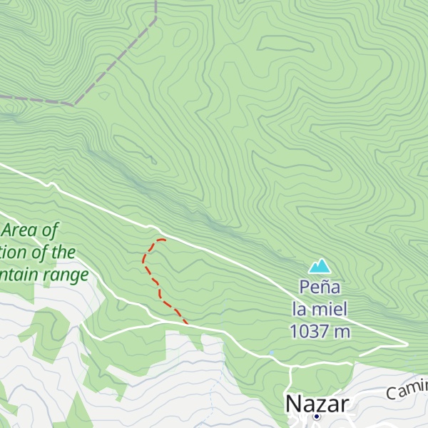Map of Peña del Encino del Herrero