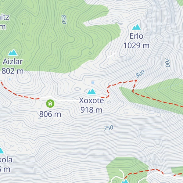 Map of Xoxote