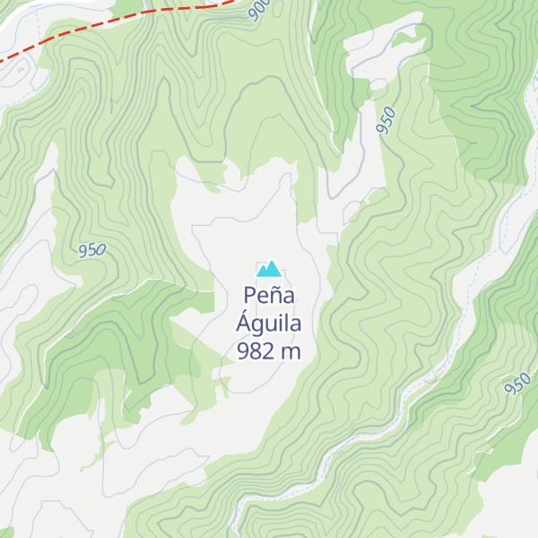 Map of Peña Águila