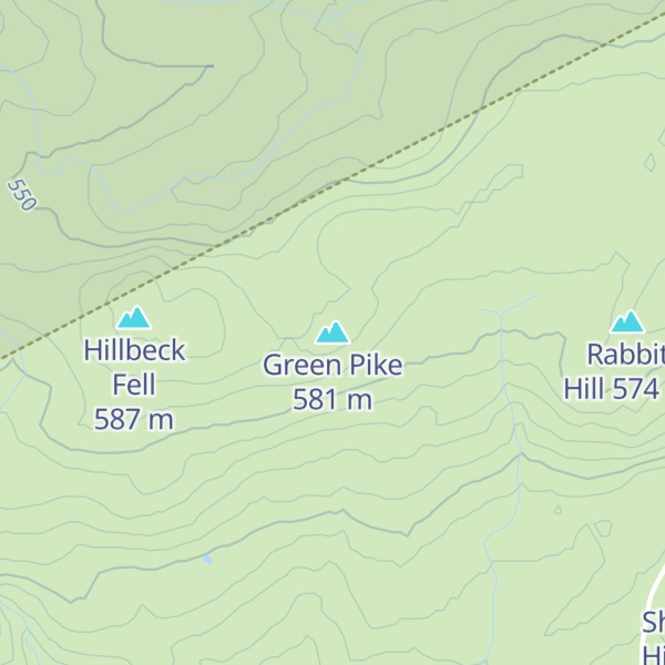 Map of Green Pike