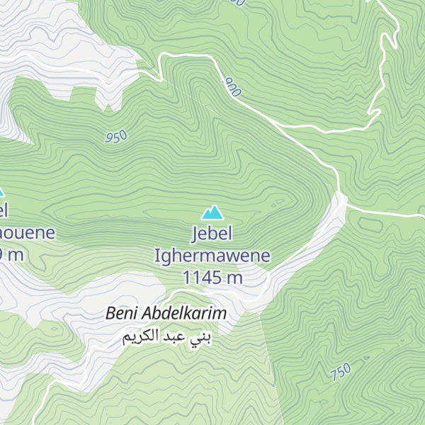 Map of Jebel Ighermawene