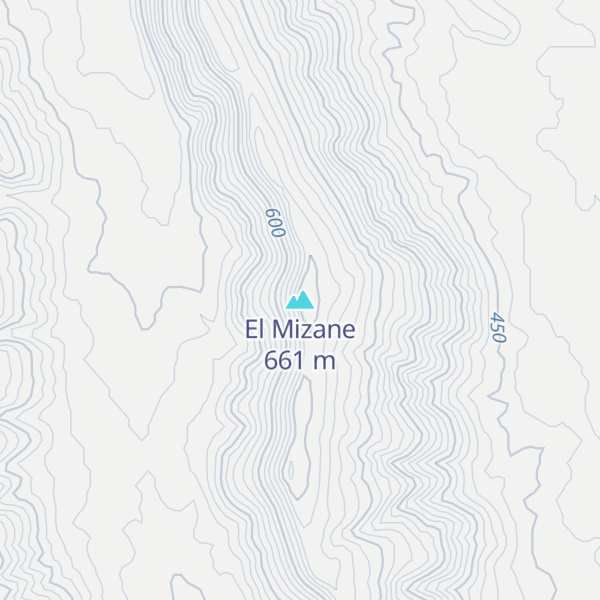 Map of El Mizane