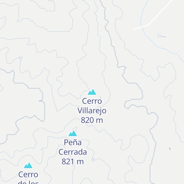 Map of Cerro Villarejo