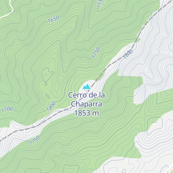Map of Cerro de la Chaparra