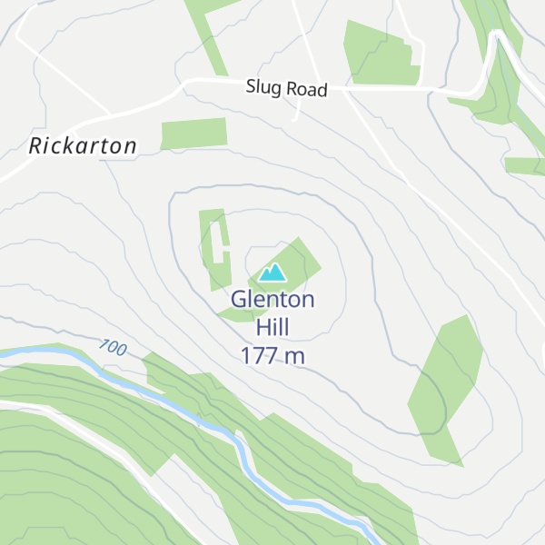 Map of Glenton Hill