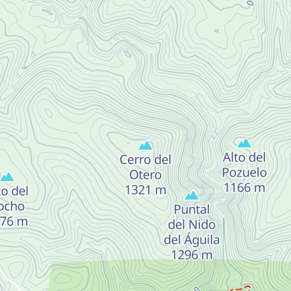 Map of Cerro del Otero