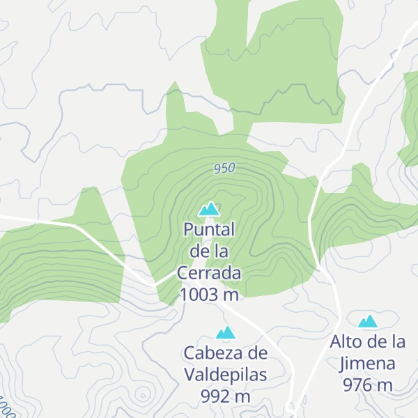 Map of Puntal de la Cerrada
