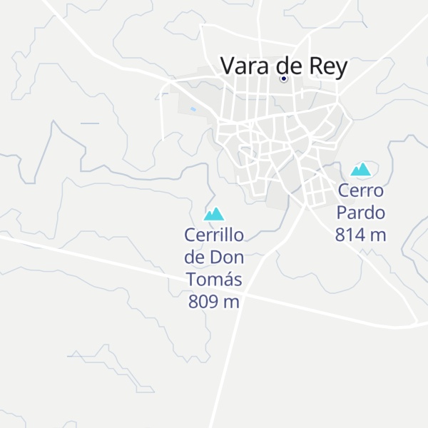 Map of Cerrillo de Don Tomás