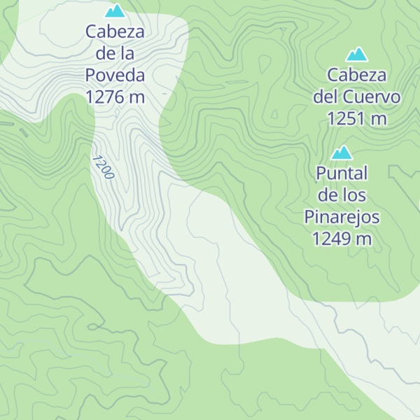 Map of Puntal de la Poveda