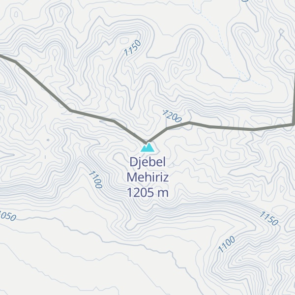 Map of Djebel Mehiriz