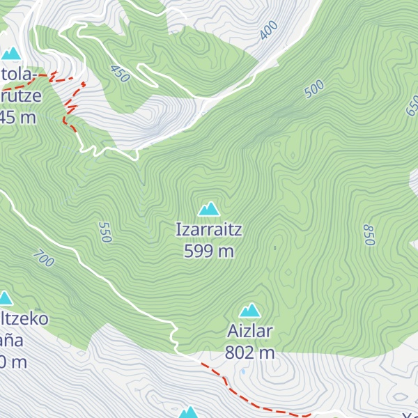 Map of Izarraitz