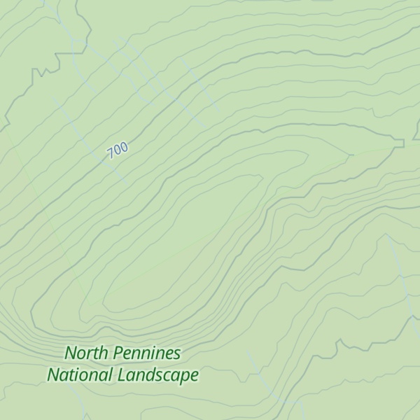 Map of Mickle Fell