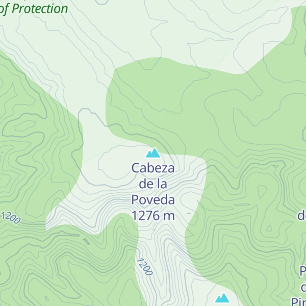 Map of Cabeza de la Poveda