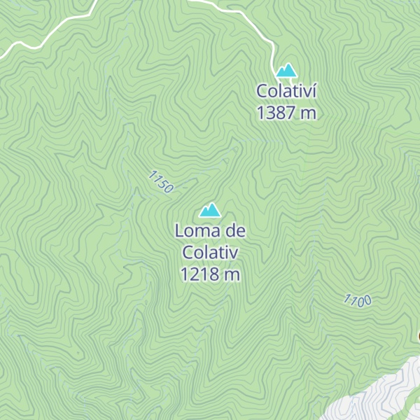 Map of Loma de Colativ