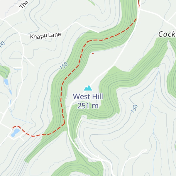 Map of West Hill