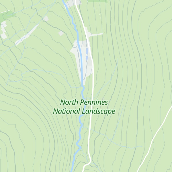 Map of Carrshield Camping Barn
