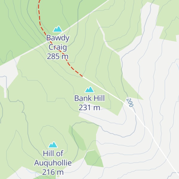Map of Bank Hill