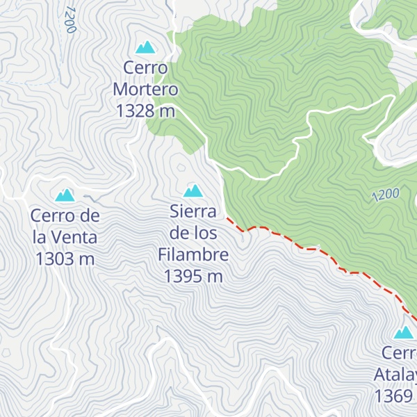 Map of Alto del Espinillo