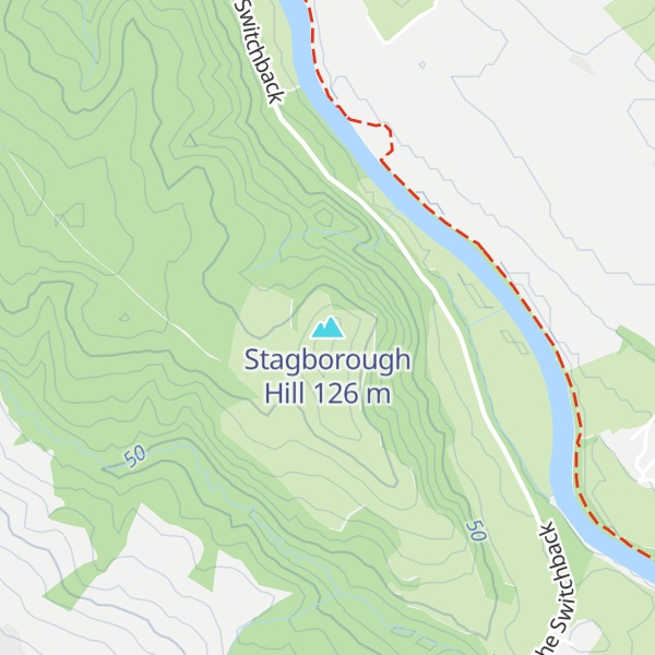 Map of Stagborough Hill