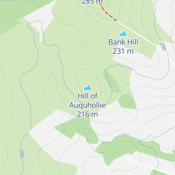Map of Hill of Auquhollie