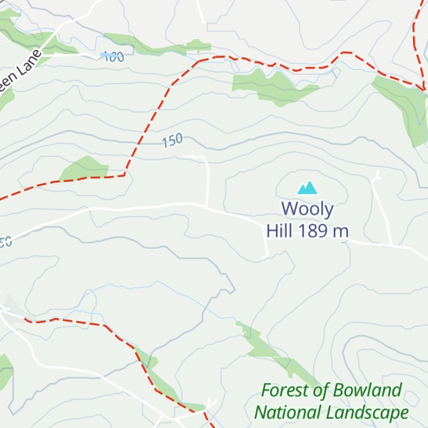 Map of Downham Camping Barn