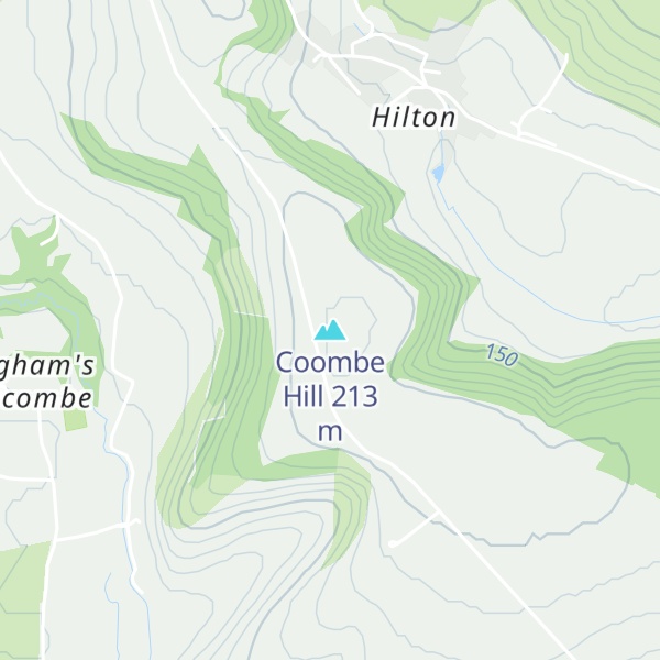 Map of Coombe Hill