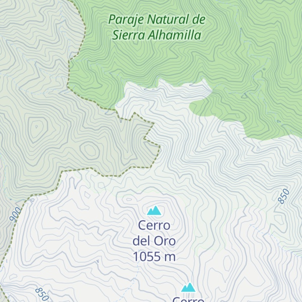 Map of Cerro Guiña
