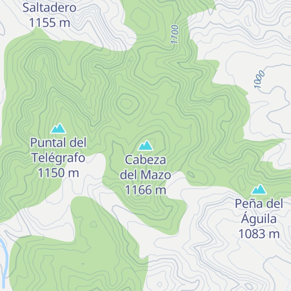 Map of Cabeza del Mazo