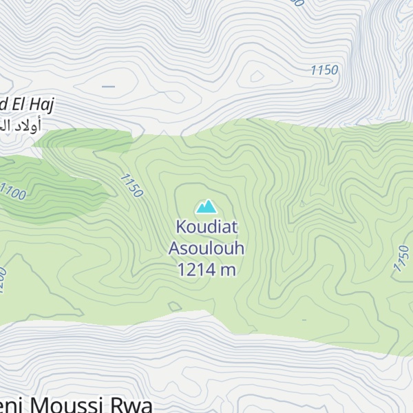 Map of Koudiat Asoulouh