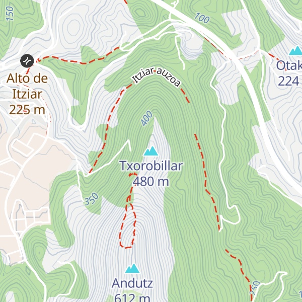 Map of Txorobillar