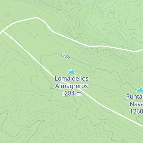 Map of Loma de los Almagreros