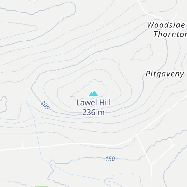 Map of Lawel Hill