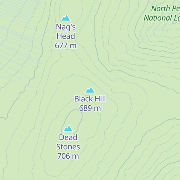 Map of Black Hill
