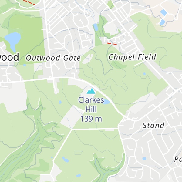 Map of Clarkes Hill