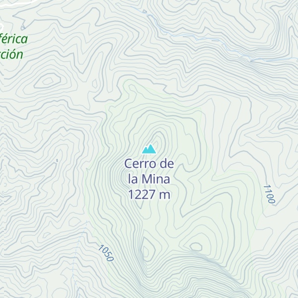 Map of Cerro de la Mina